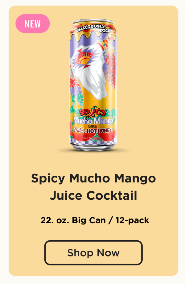 Spicy Mucho Mango Juice Cocktail. Shop Now.