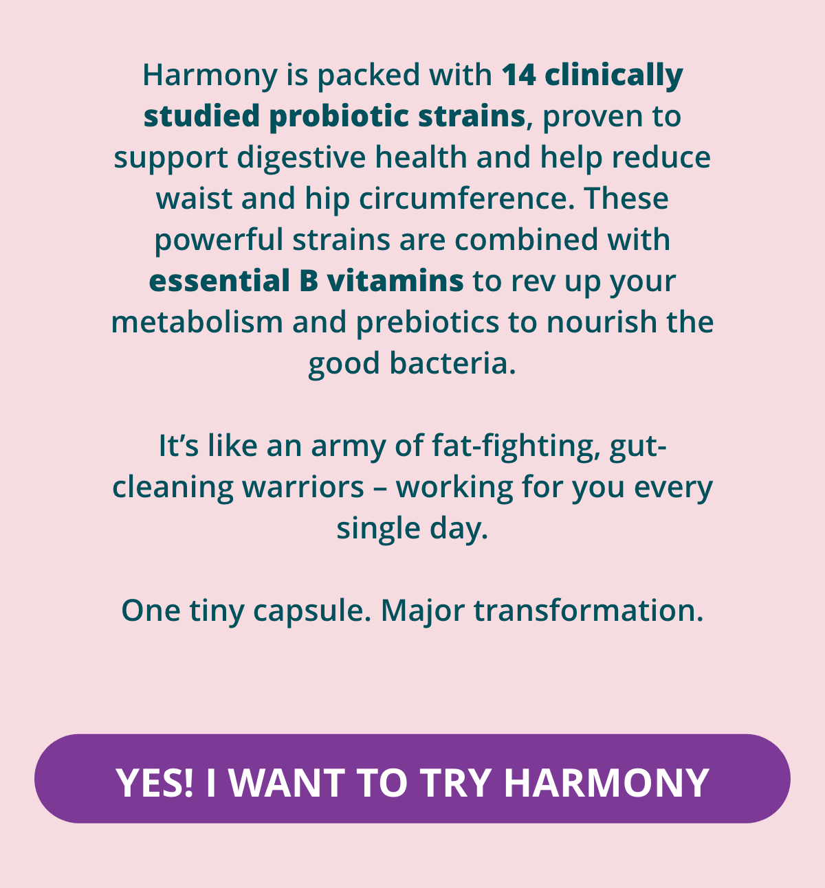 Dr. Kellyann - Harmony Probiotic - 1st Month Free!