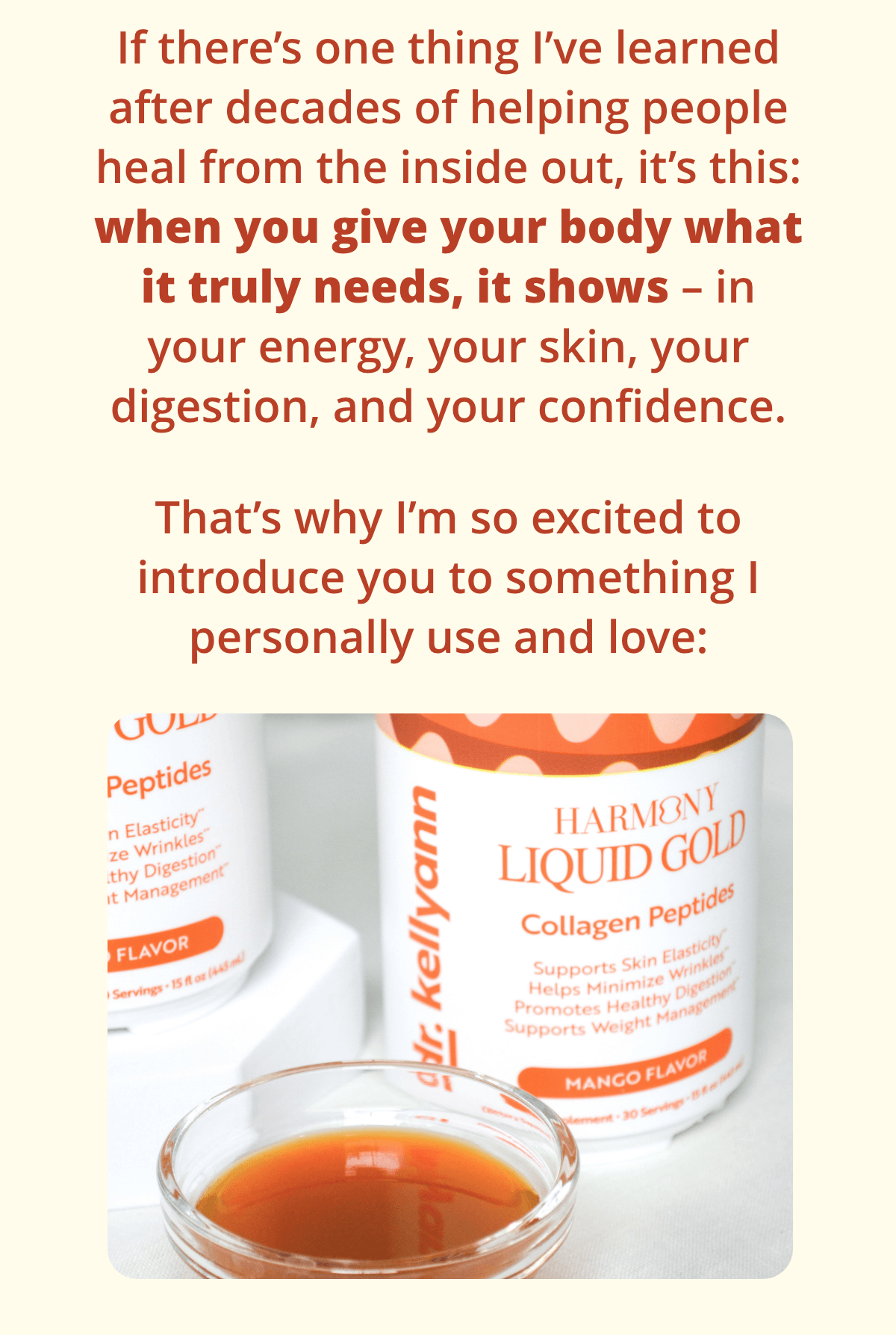Dr. Kellyann - Harmony Liquid Gold