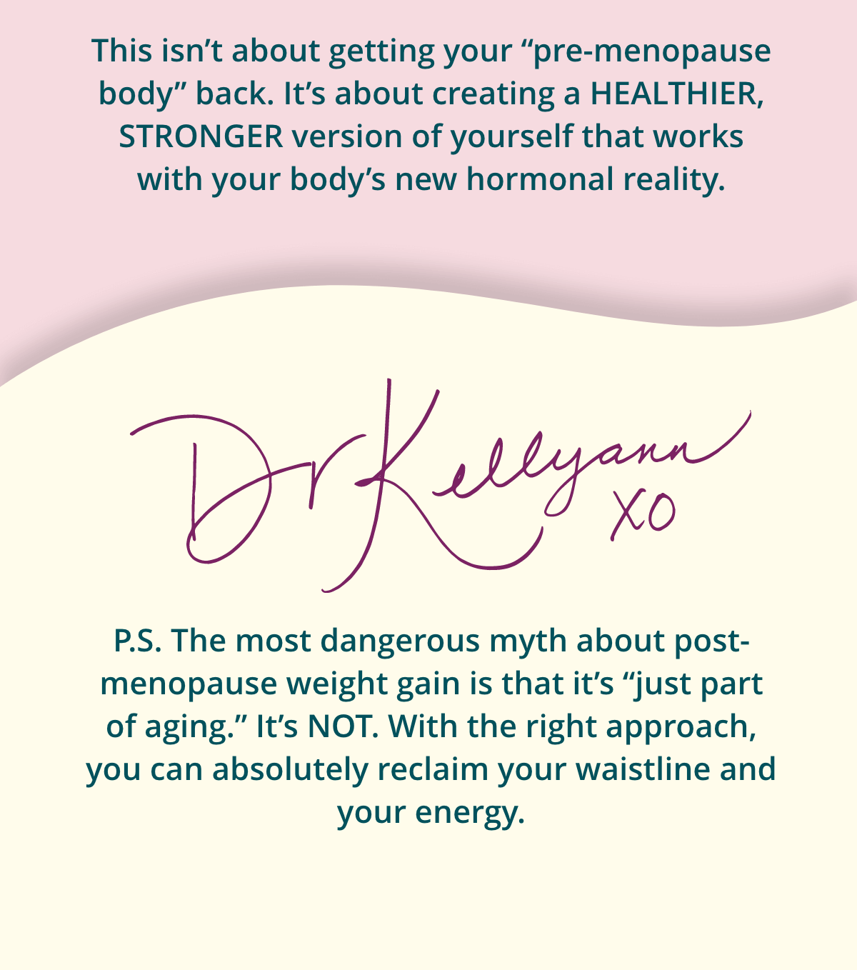 Dr. Kellyann - Post-Meno Menu