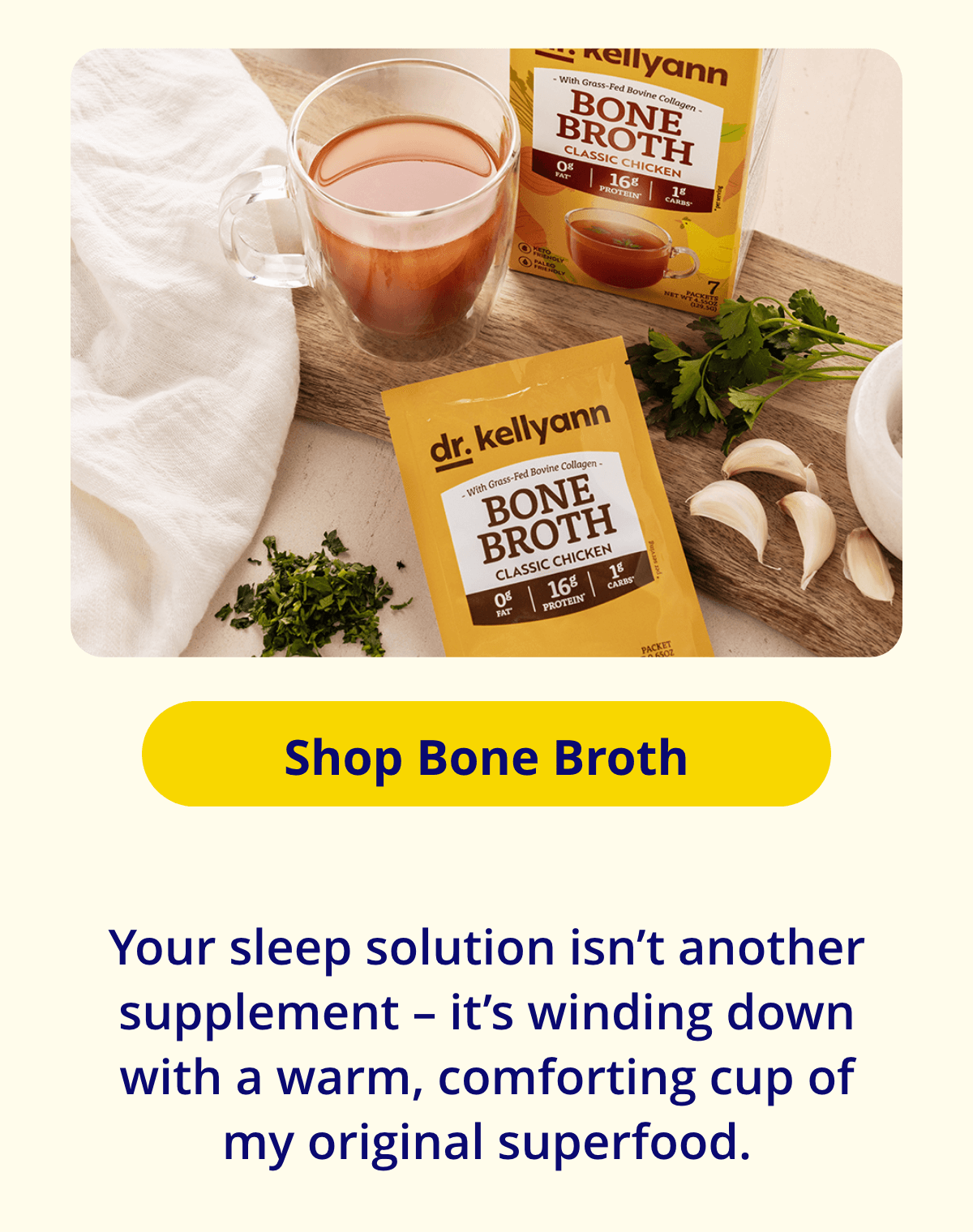 Dr. Kellyann - The sleep solution you've been dreaming of! 