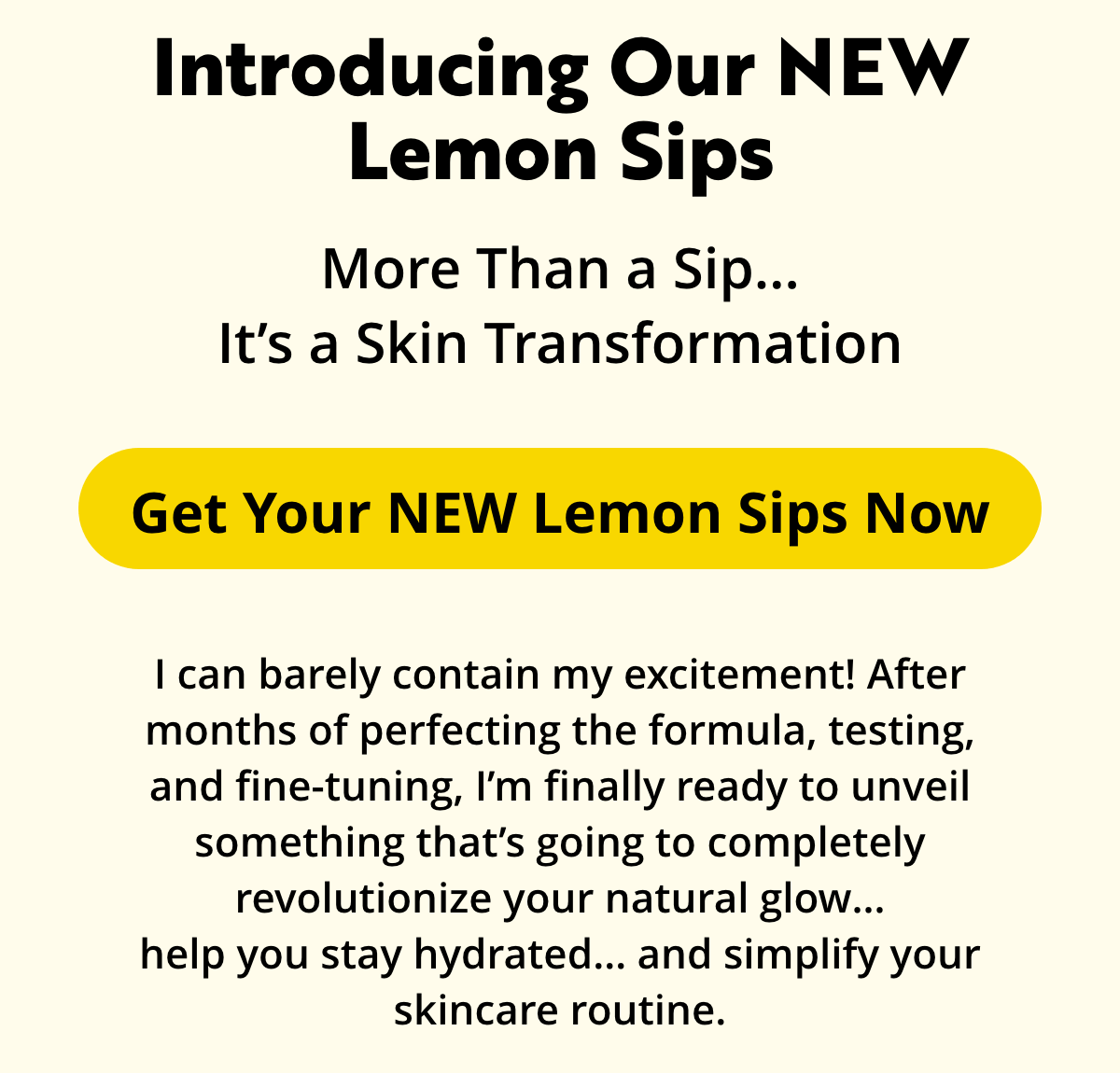 Dr. Kellyann - NEW Lemon Sips!