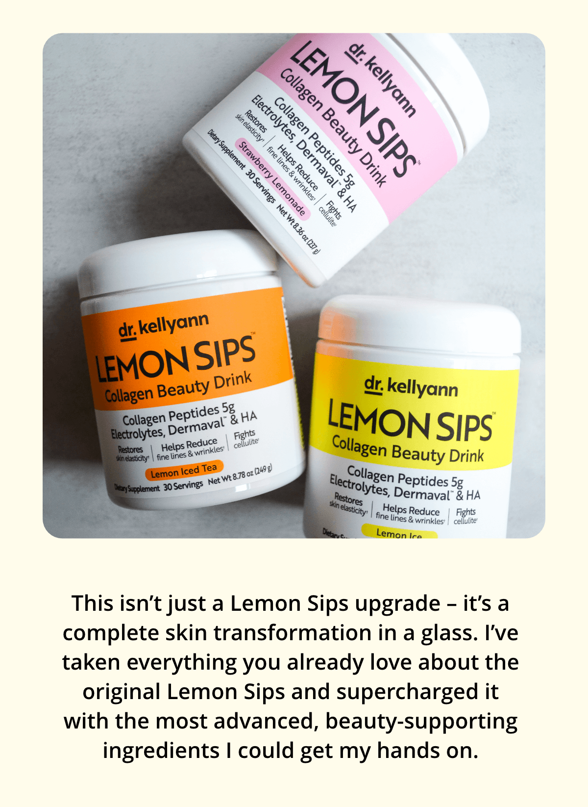 Dr. Kellyann - NEW Lemon Sips!