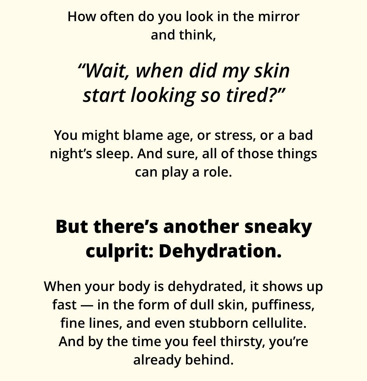 Dr. Kellyann - Dehydration and aging