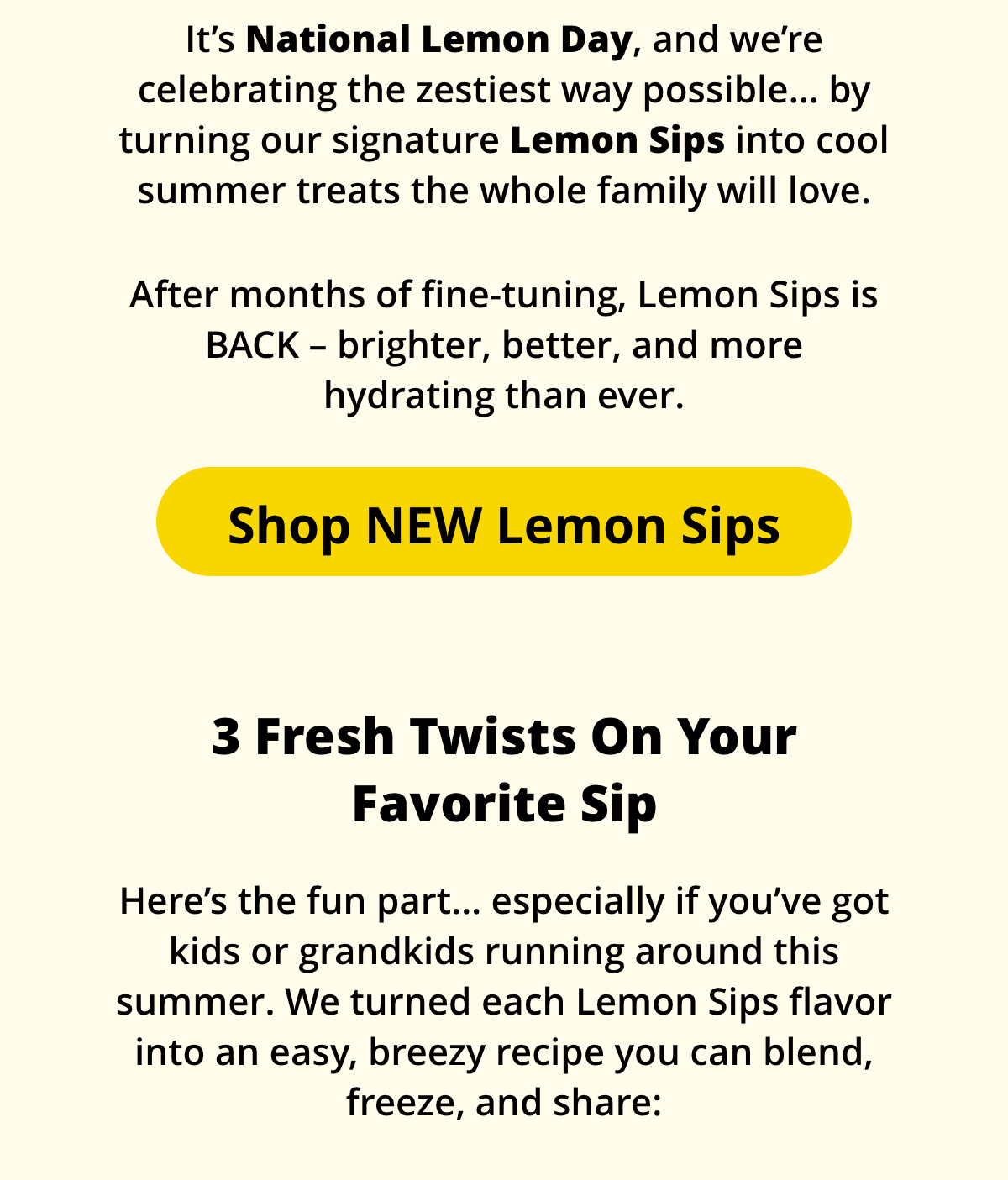 Dr. Kellyann - National Lemon Day!