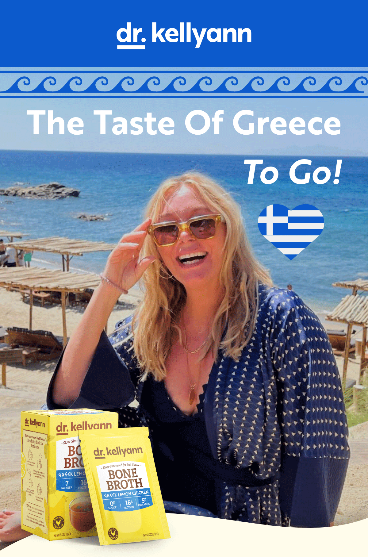 Dr. Kellyann - NEW Greek Lemon Chicken Bone Broth