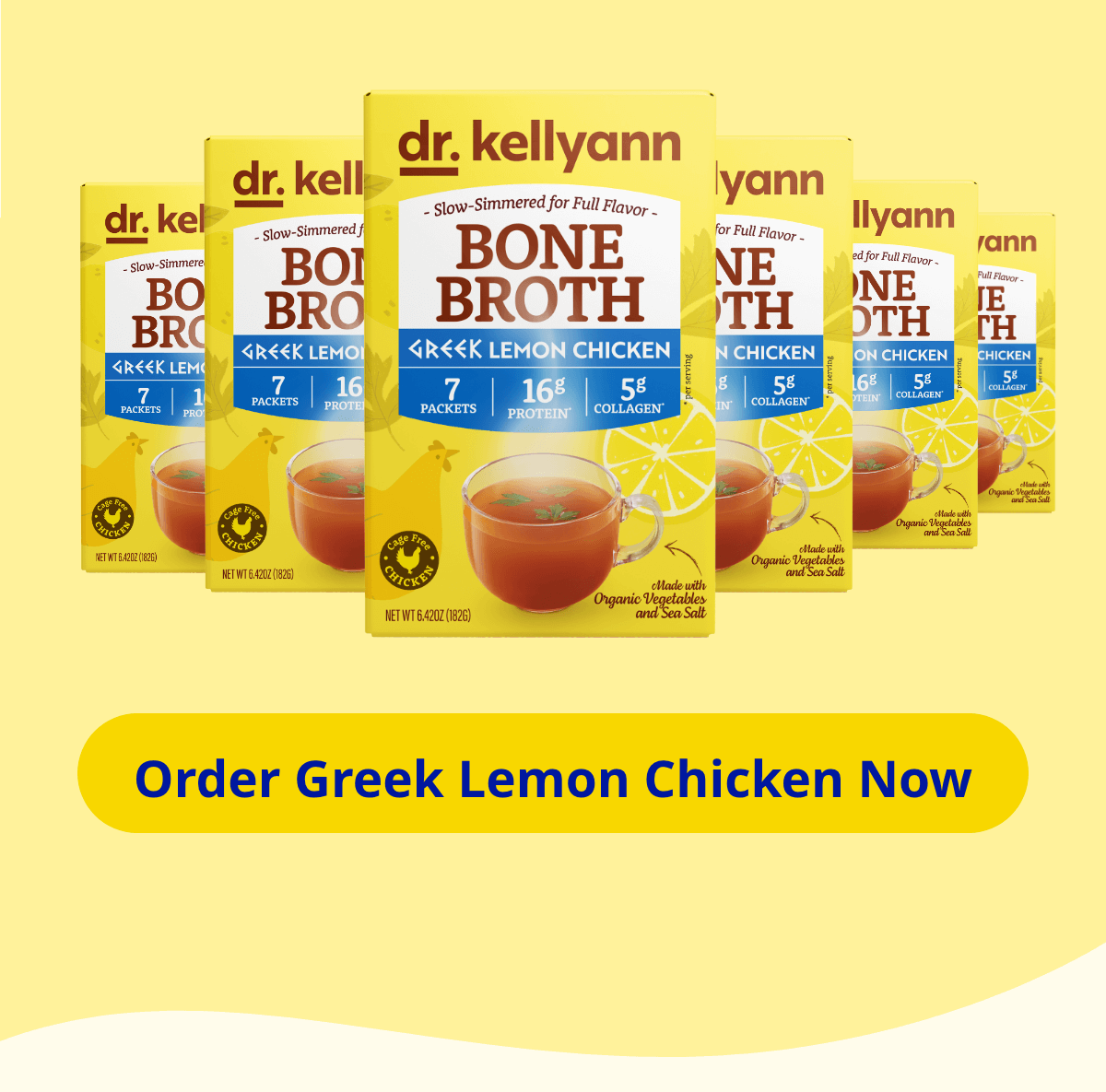 Dr. Kellyann - NEW Greek Lemon Chicken Bone Broth