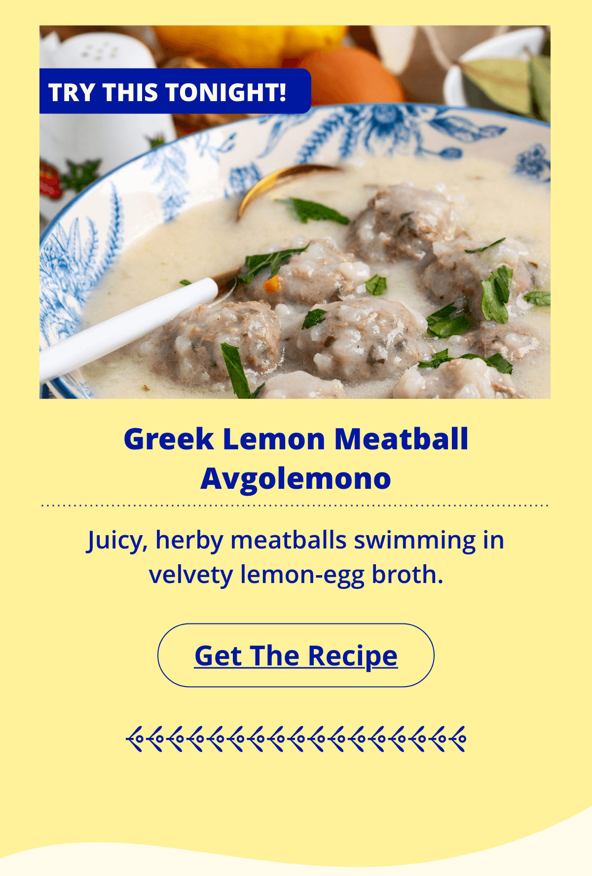 Dr. Kellyann - Greek Lemon Meatball Avgolemono Soup