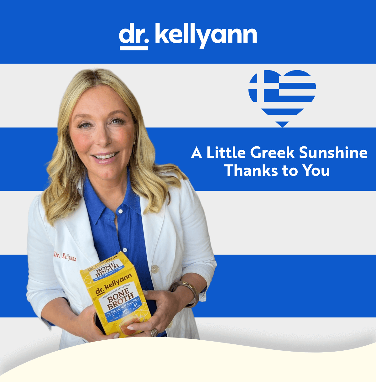 Dr. Kellyann - Greek Lemon Chicken Bone Broth