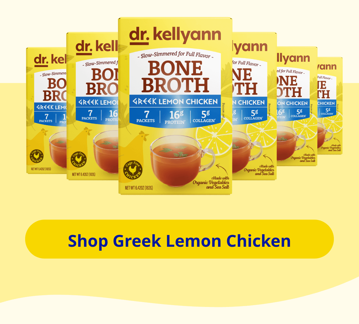 Dr. Kellyann - Greek Lemon Chicken Bone Broth