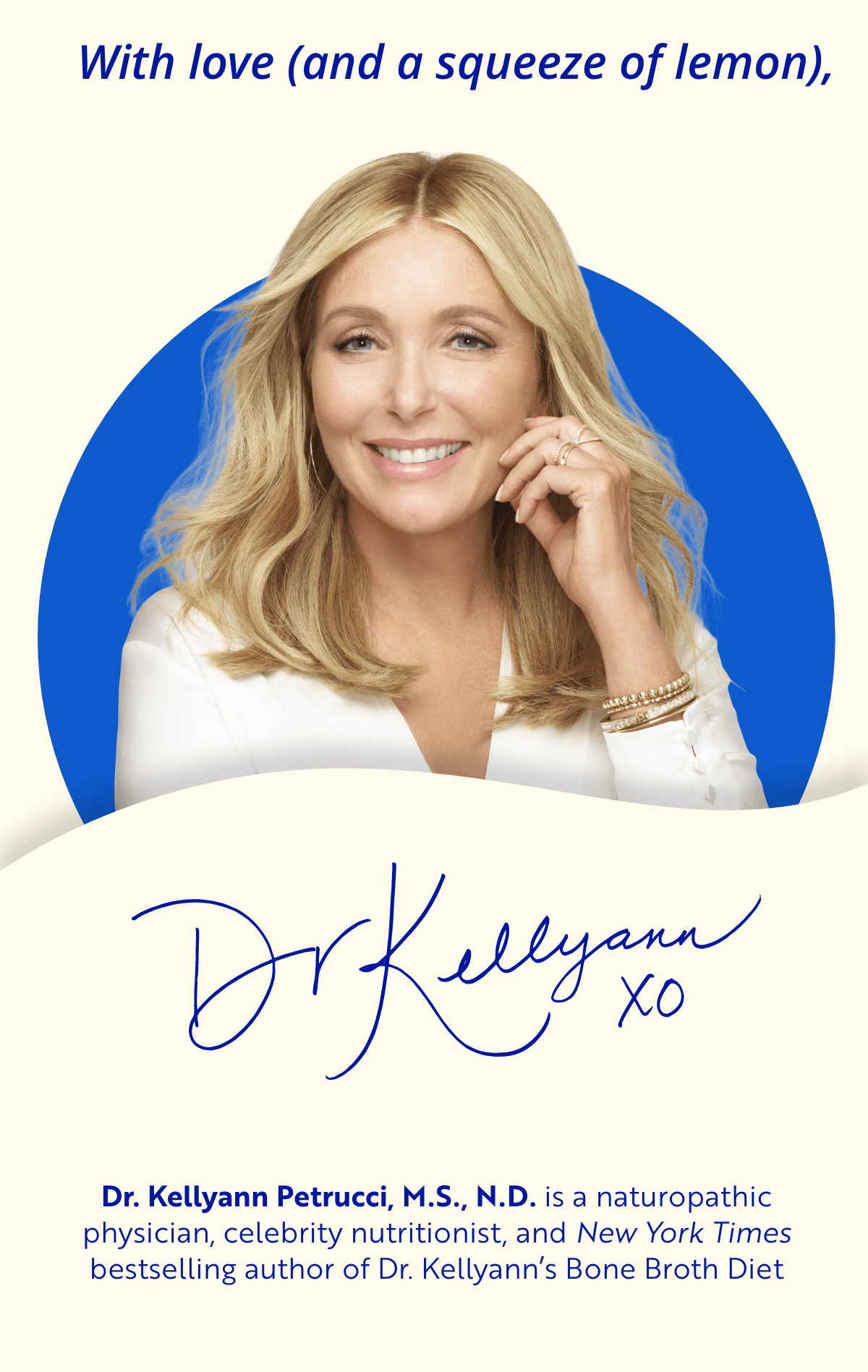 Dr. Kellyann - Greek Lemon Chicken Bone Broth