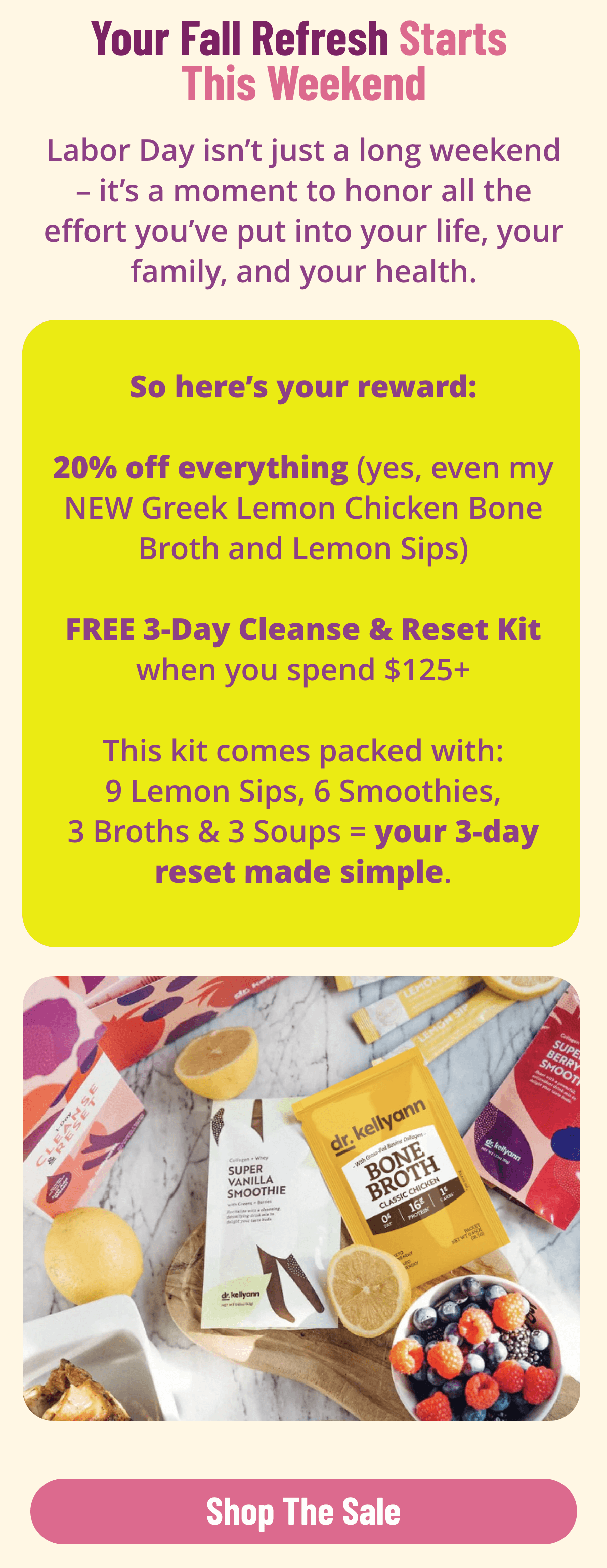 Dr. Kellyann - Labor Day Sale