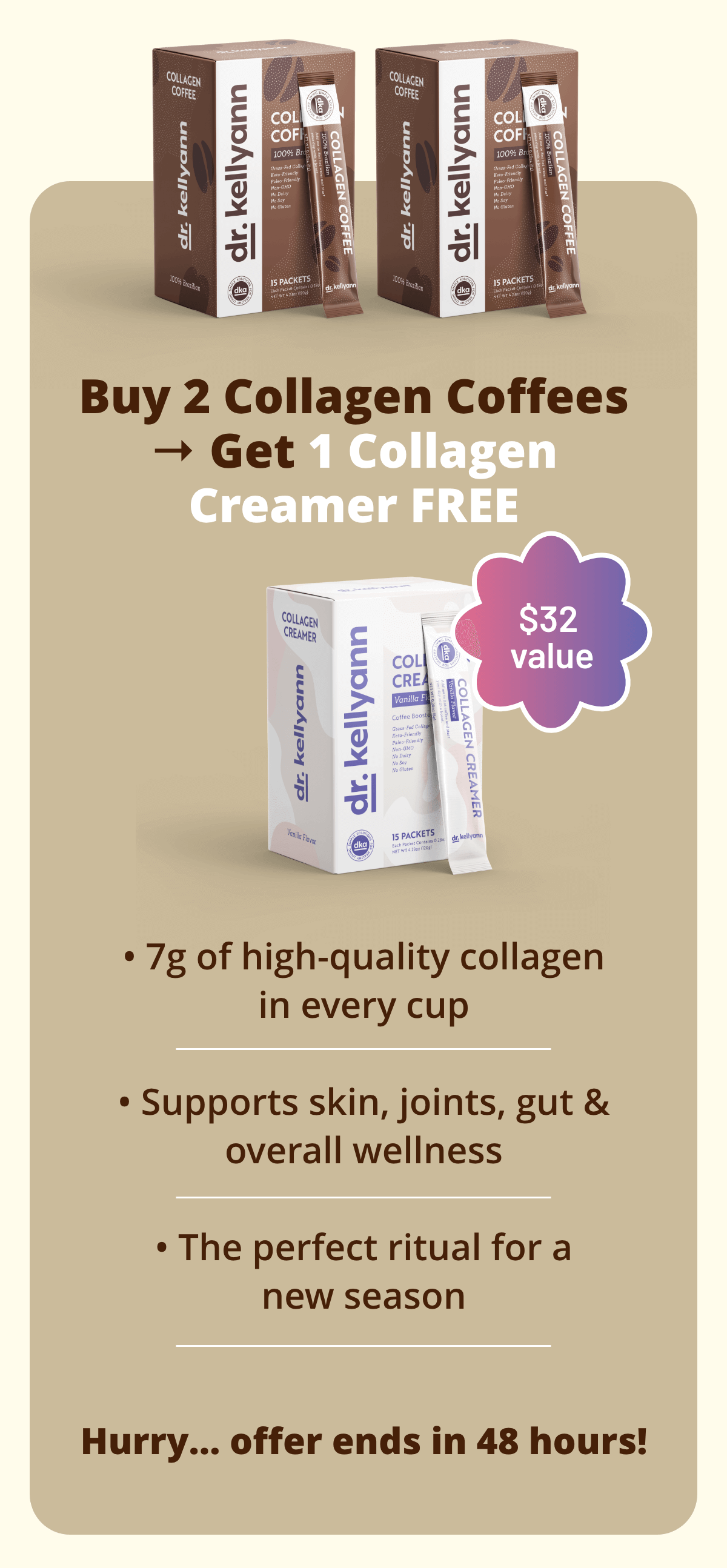 Dr. Kellyann - Collagen Coffee