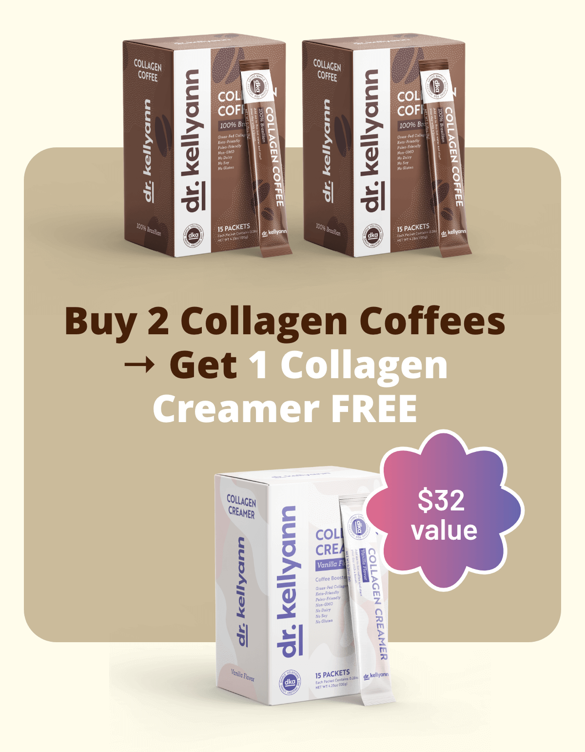 Dr. Kellyann - Collagen Coffee