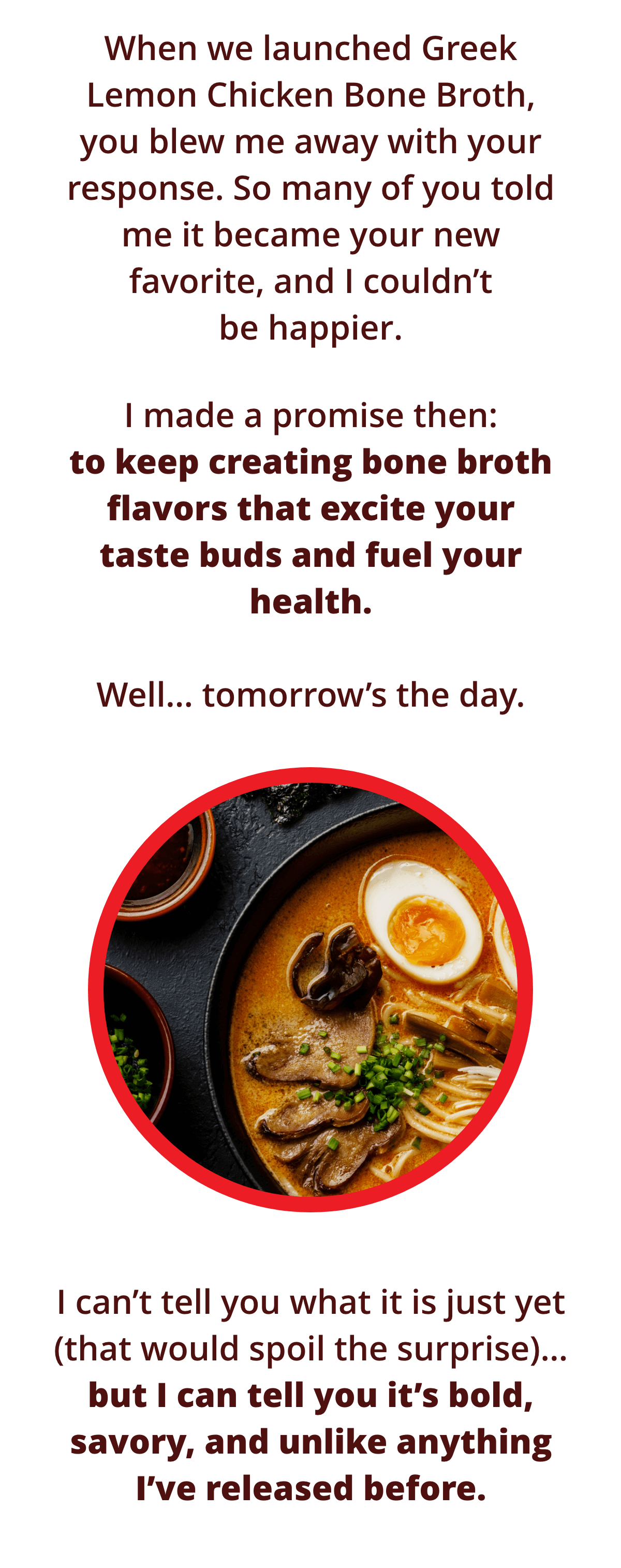 New Bone Broth Flavor