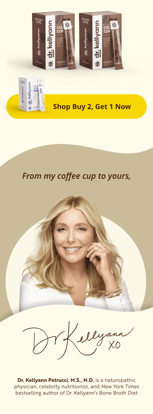 Free Collagen Creamer When you Buy 2 Collagen Coffees