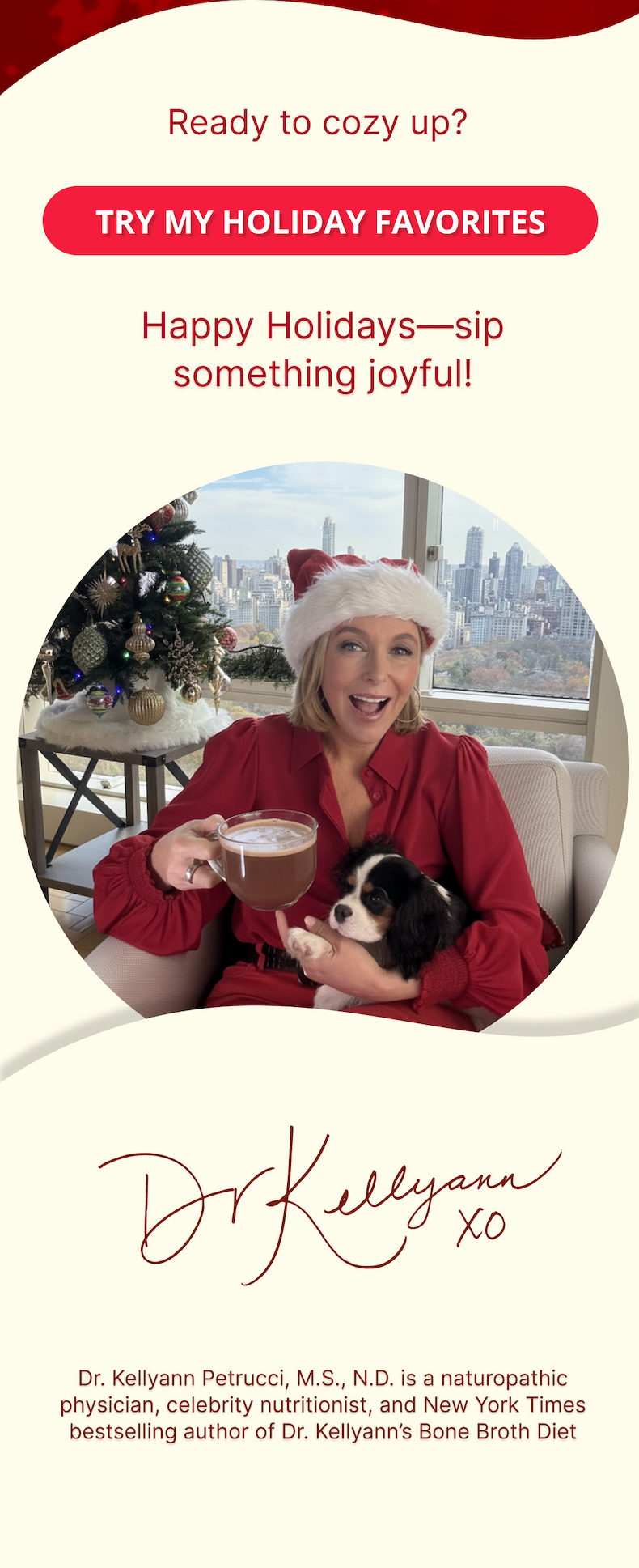 ready to stir up something delicious? warm your winter with these festive, functional holiday treats! try my holiday favorites