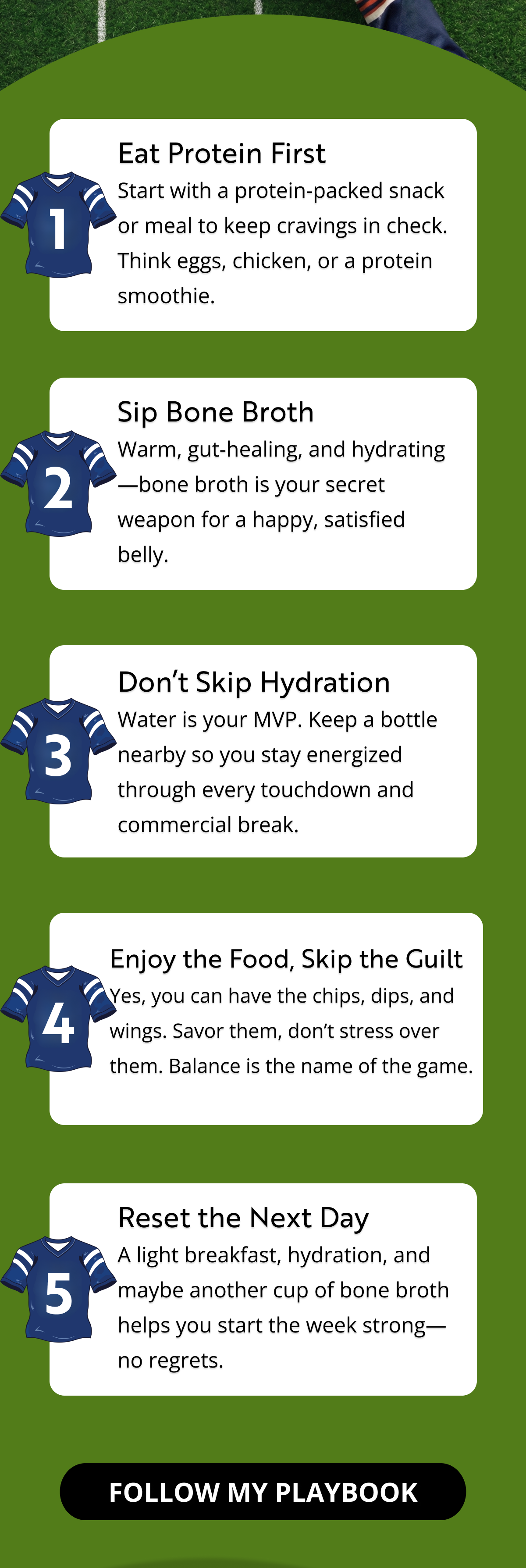 follow my playbook