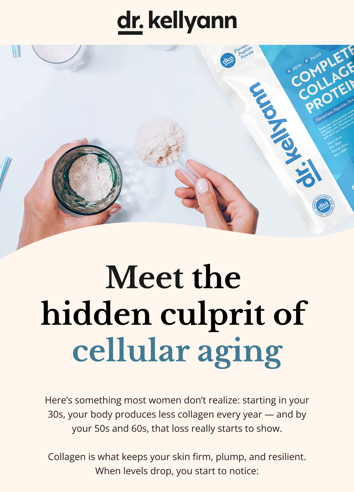 Meet the  hidden culprit of  cellular aging One of the biggest drivers of cellular aging is something called oxidative stress. That’s what happens when unstable molecules — called free radicals — start damaging the structures inside your cells.  Over time, that damage contributes to some of the  most frustrating signs of aging: