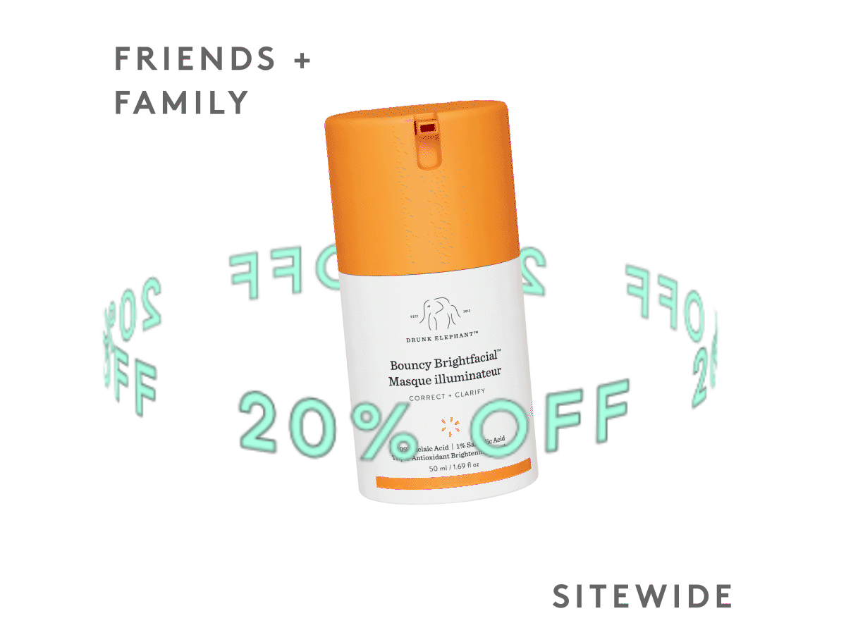 Friends and Family 20% off Sitewide