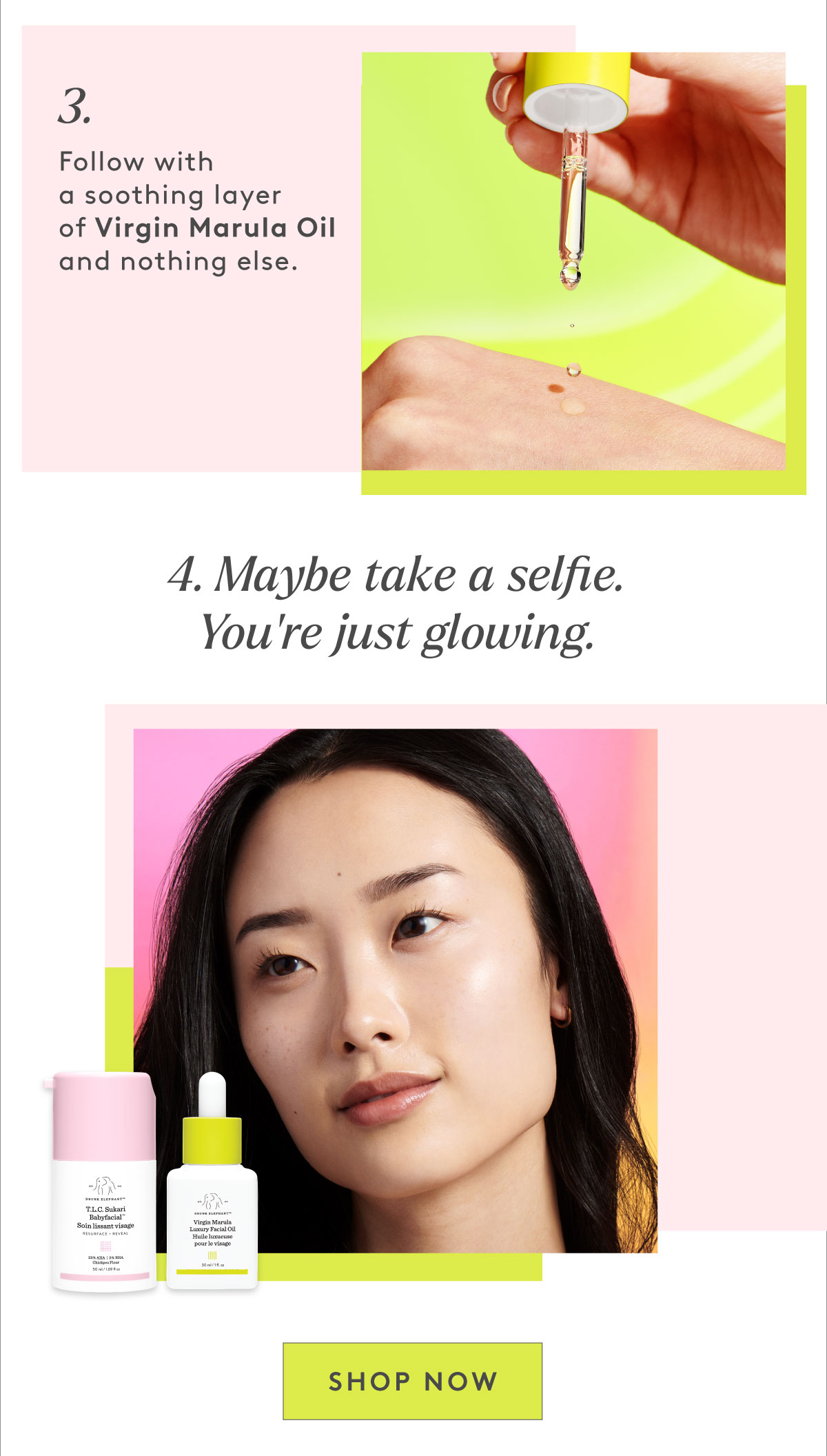 Shop Babyfacial + Virgin Marula Oil Routine