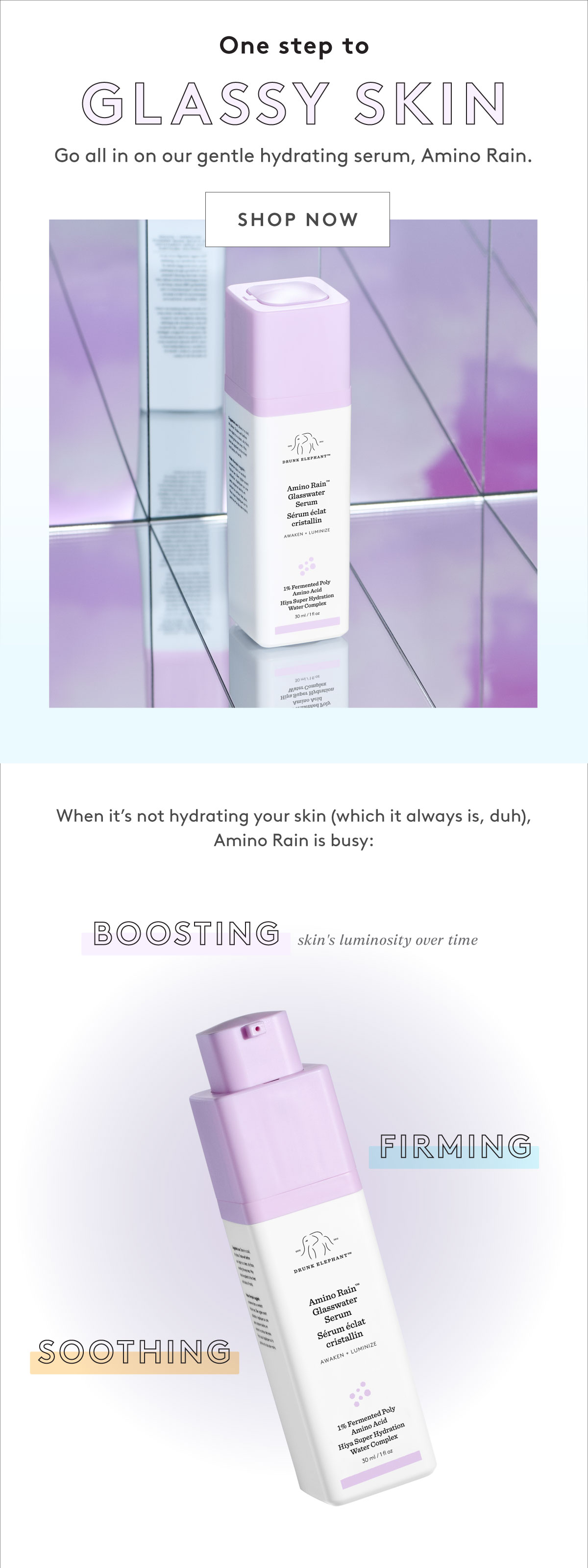 Shop NEW Amino Rain Glasswater Serum