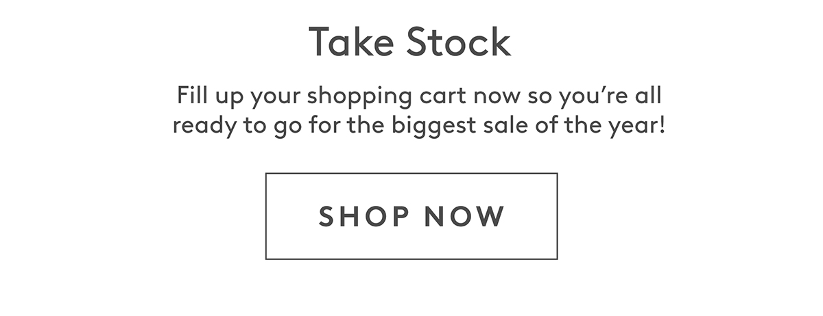Stock Up Your Cart For Cyber Week
