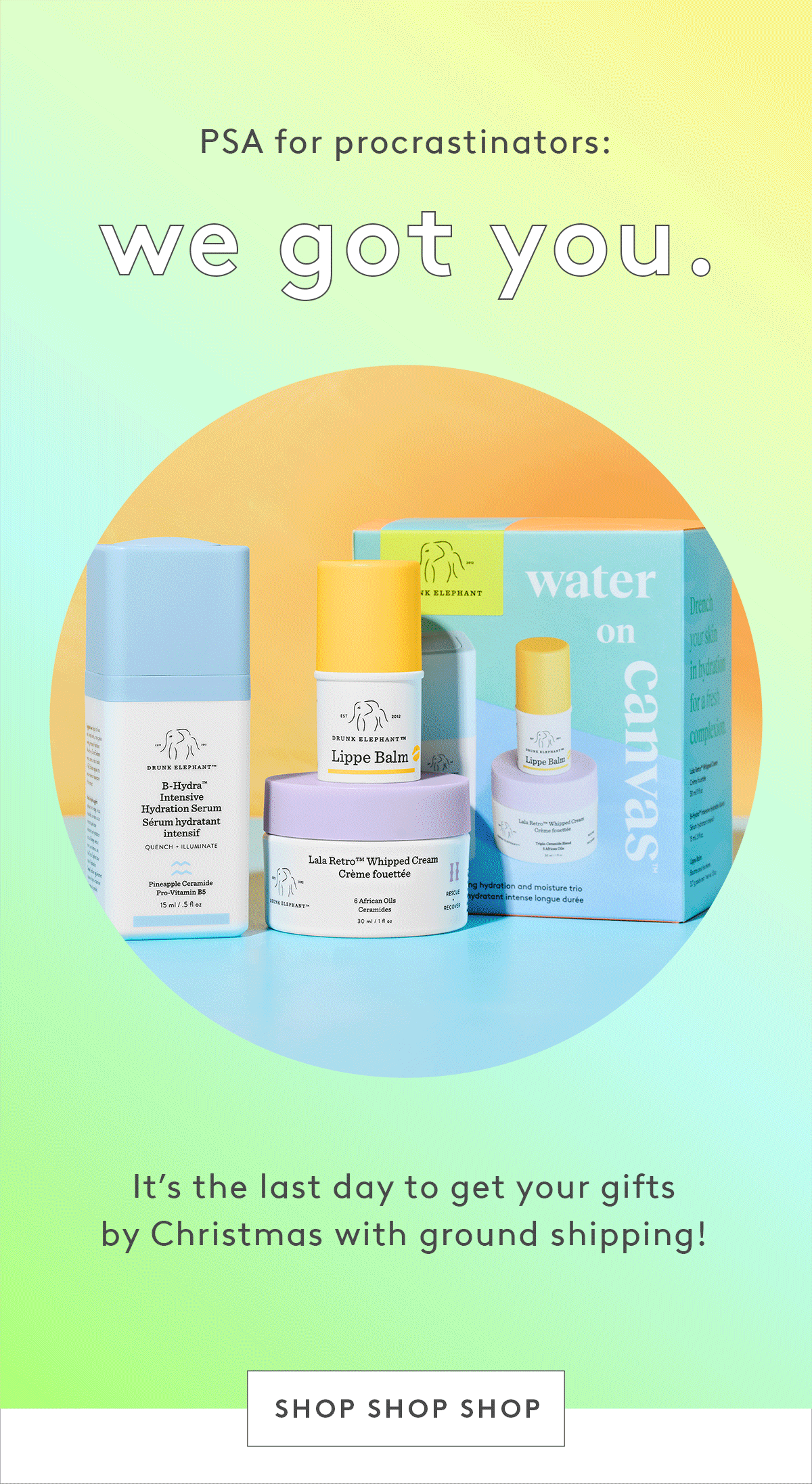 Get Your Gifts In Time With Free Ground Shipping