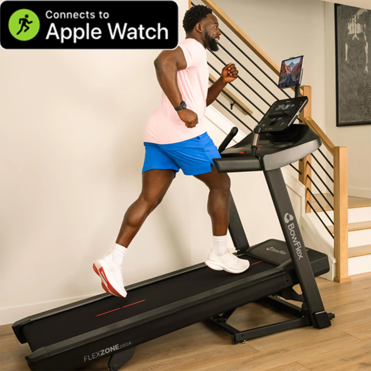 &nbsp;Connects to Apple watch.