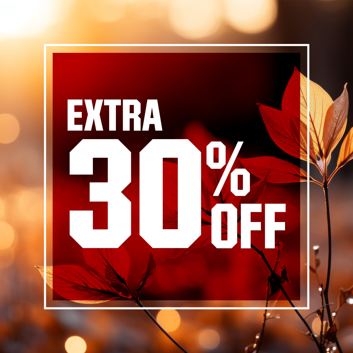 &nbsp;Extra 30% off.