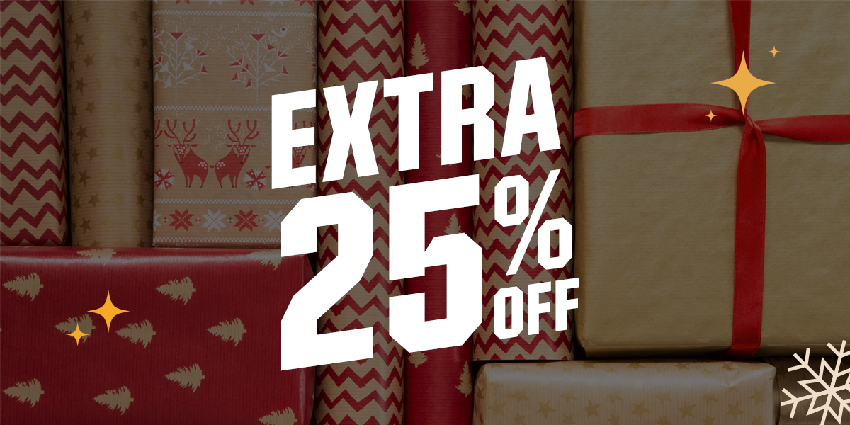 &nbsp;Extra 25% off.
