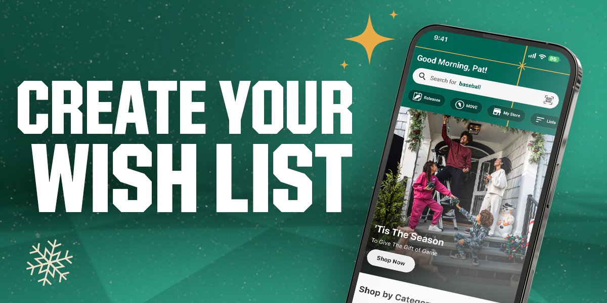 &nbsp;Create your wish list.