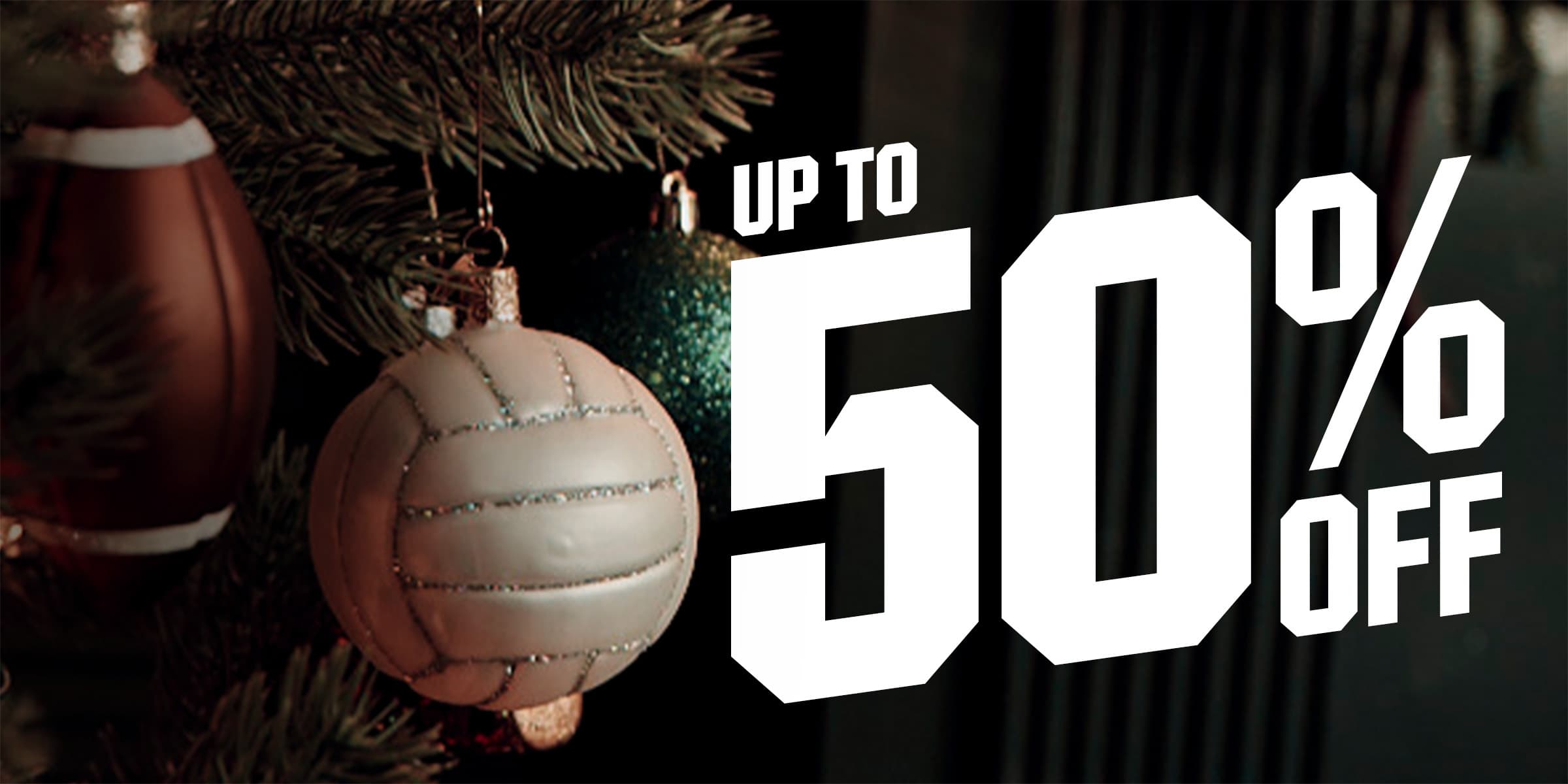 &nbsp;Up to 50% off.