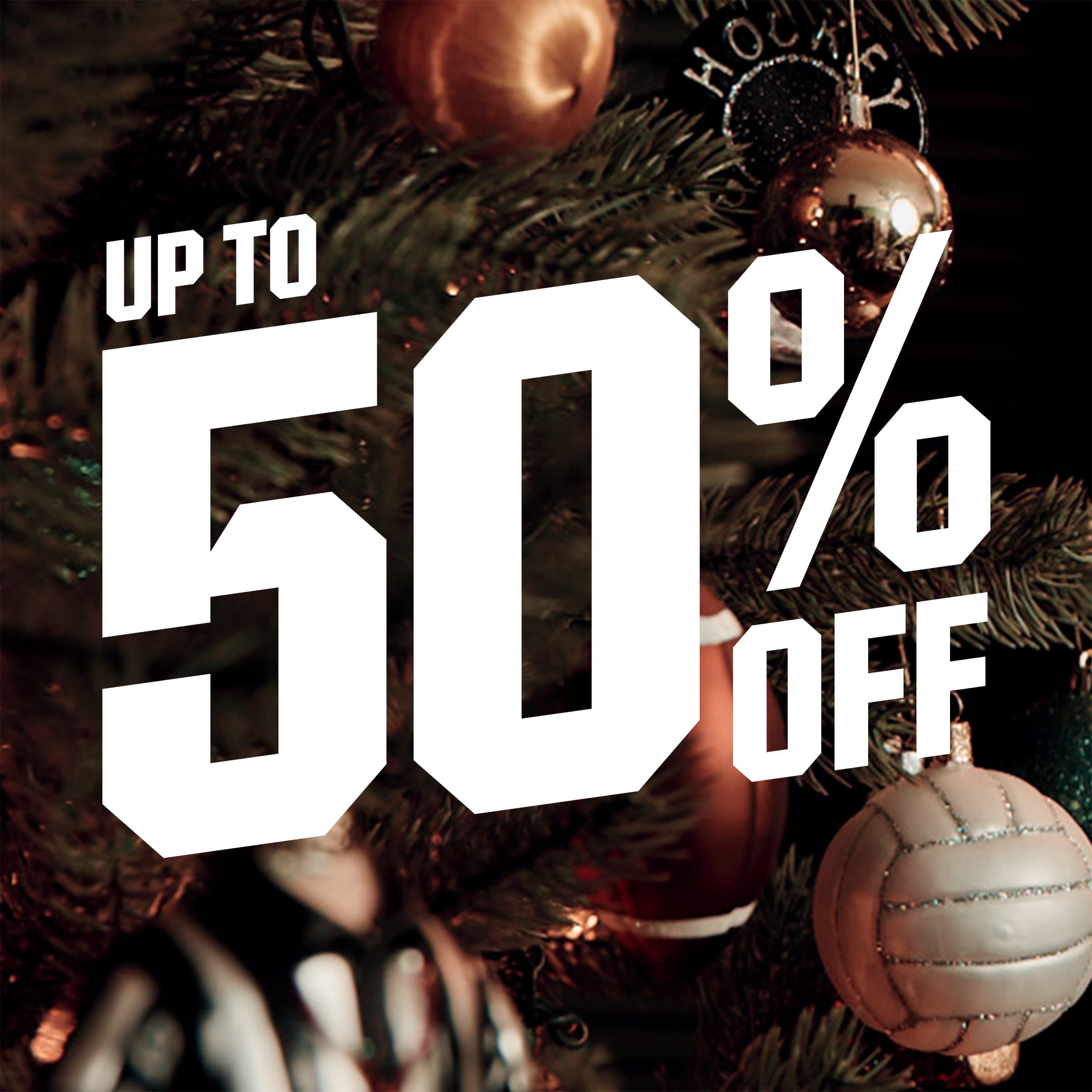&nbsp;Up to 50% off.