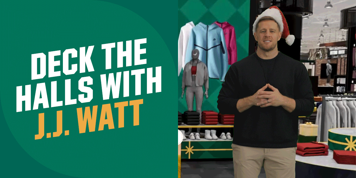 &nbsp;Deck the halls with J. J. Watt.