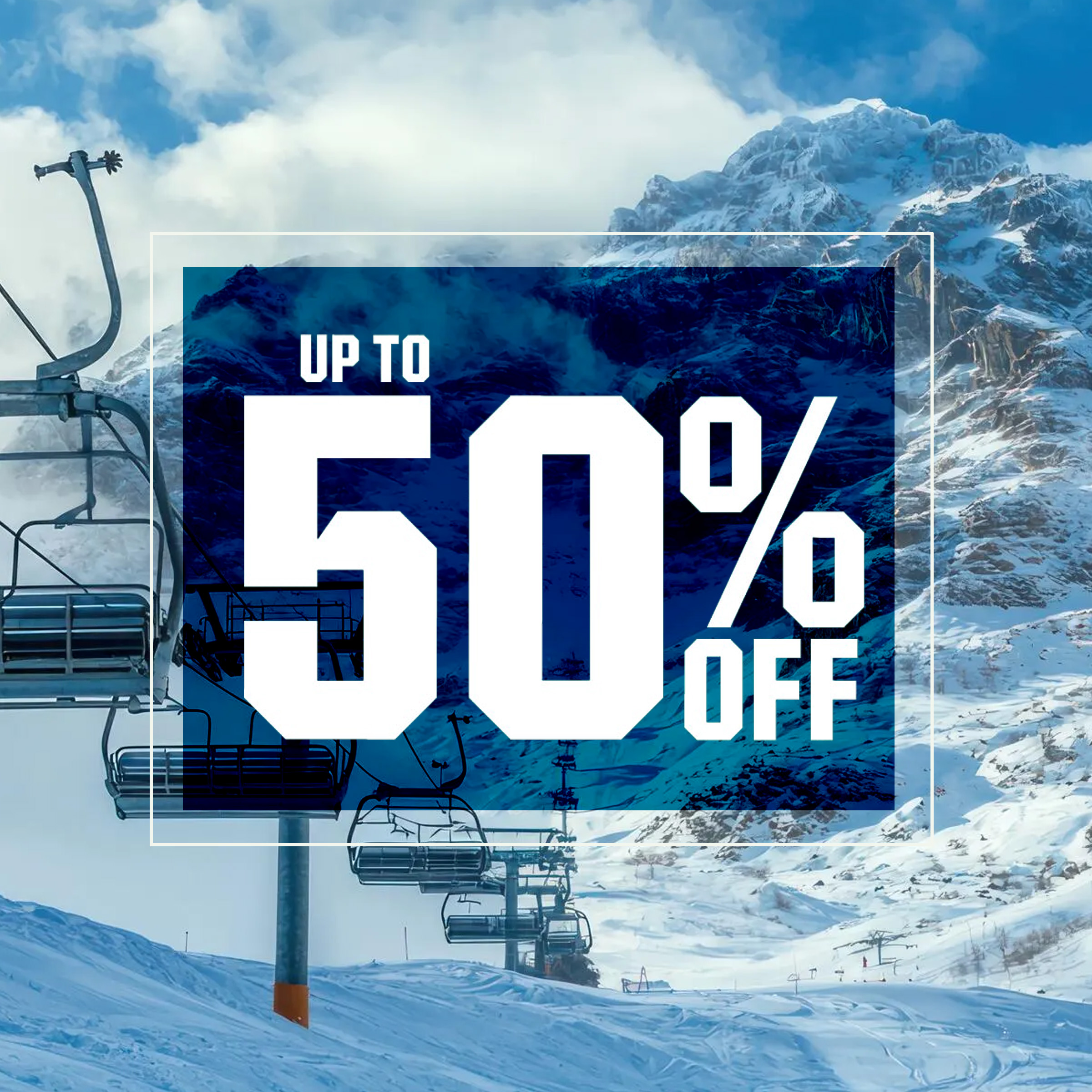 &nbsp;Up to 50% off.