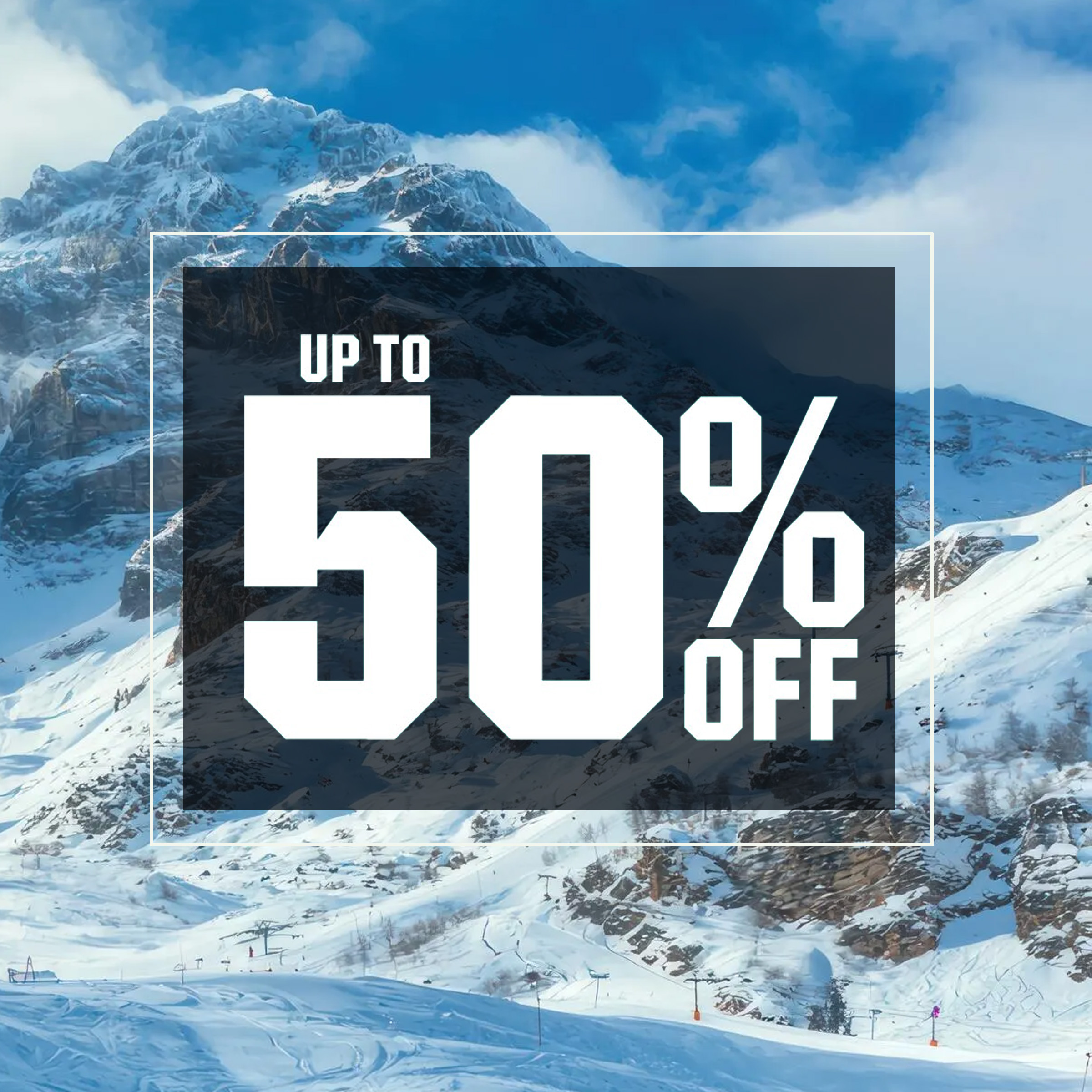 &nbsp;Up to 50% off.