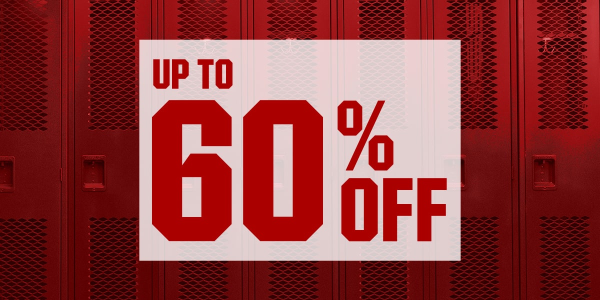 &nbsp;Up to 60% Off