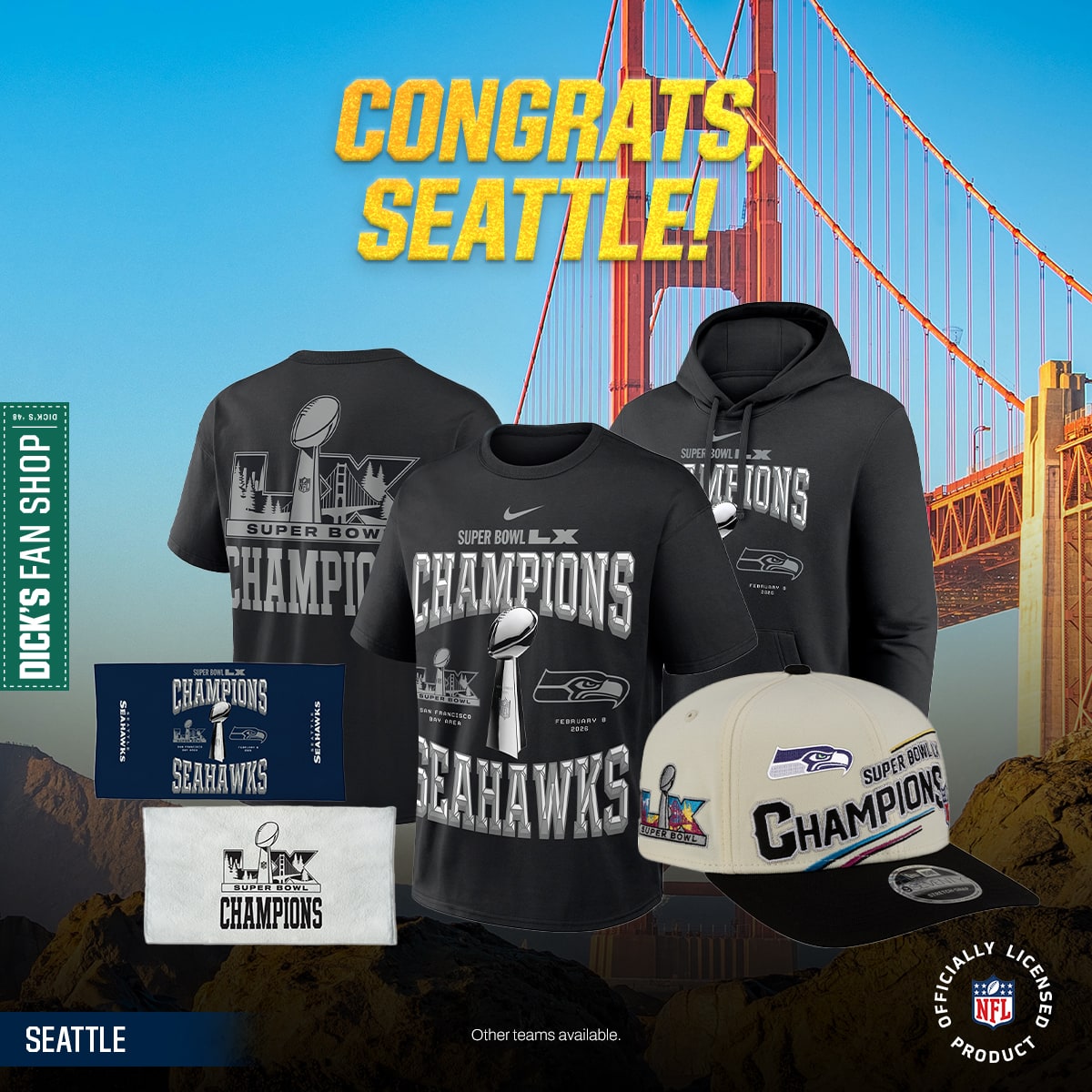 &nbsp;Congrats, Seattle!
