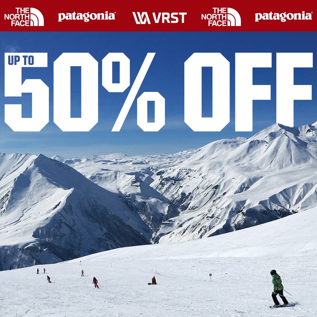 &nbsp;Patagonia. The North Face. VRST.
