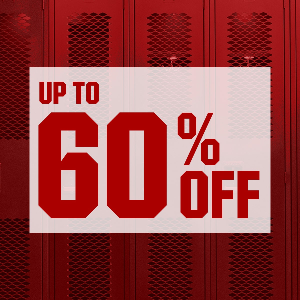 &nbsp;Up to 60% Off