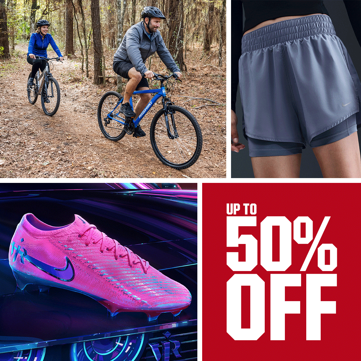 &nbsp;Up to 50% off.