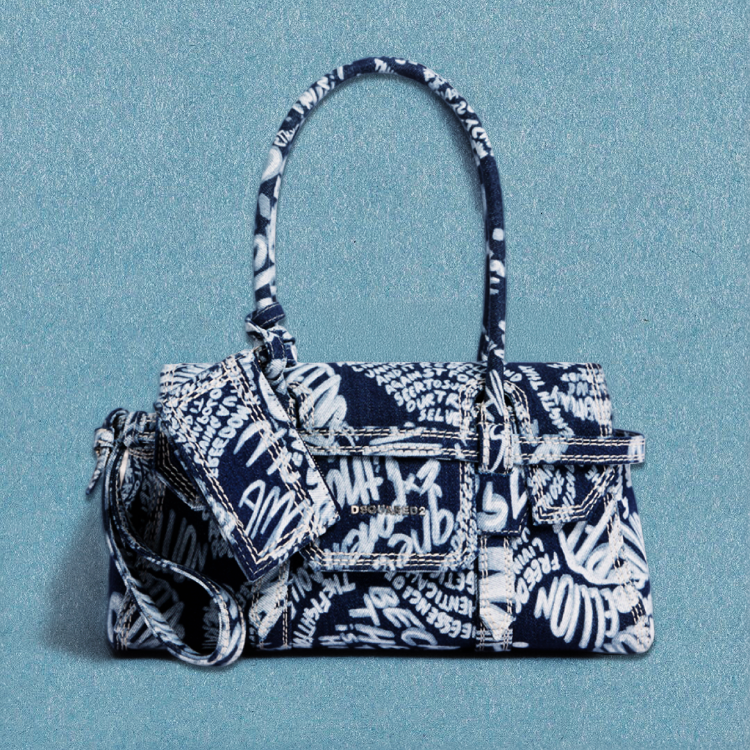 Rebel Hibiscus Twin Shoulder Bag
