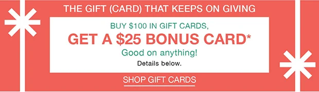 SHOP GIFT CARDS