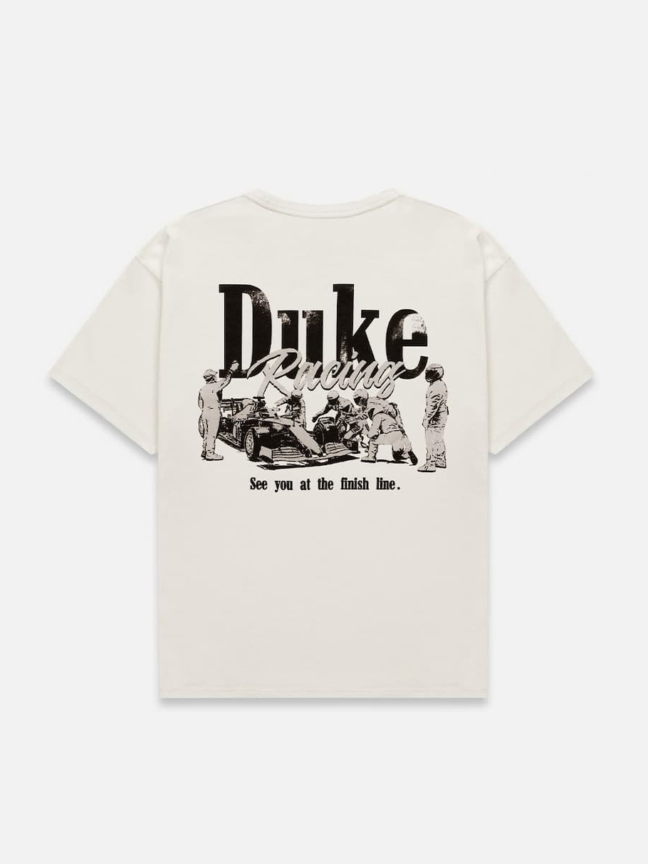 DR3 Grey Pit Stop Vintage White T-Shirt