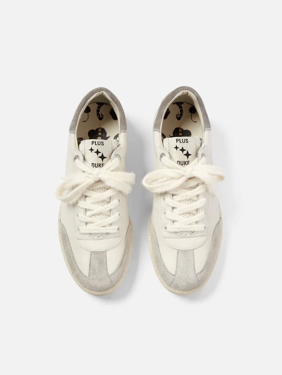 Plus Duke Vintage Grey + White Sneaker - Men's