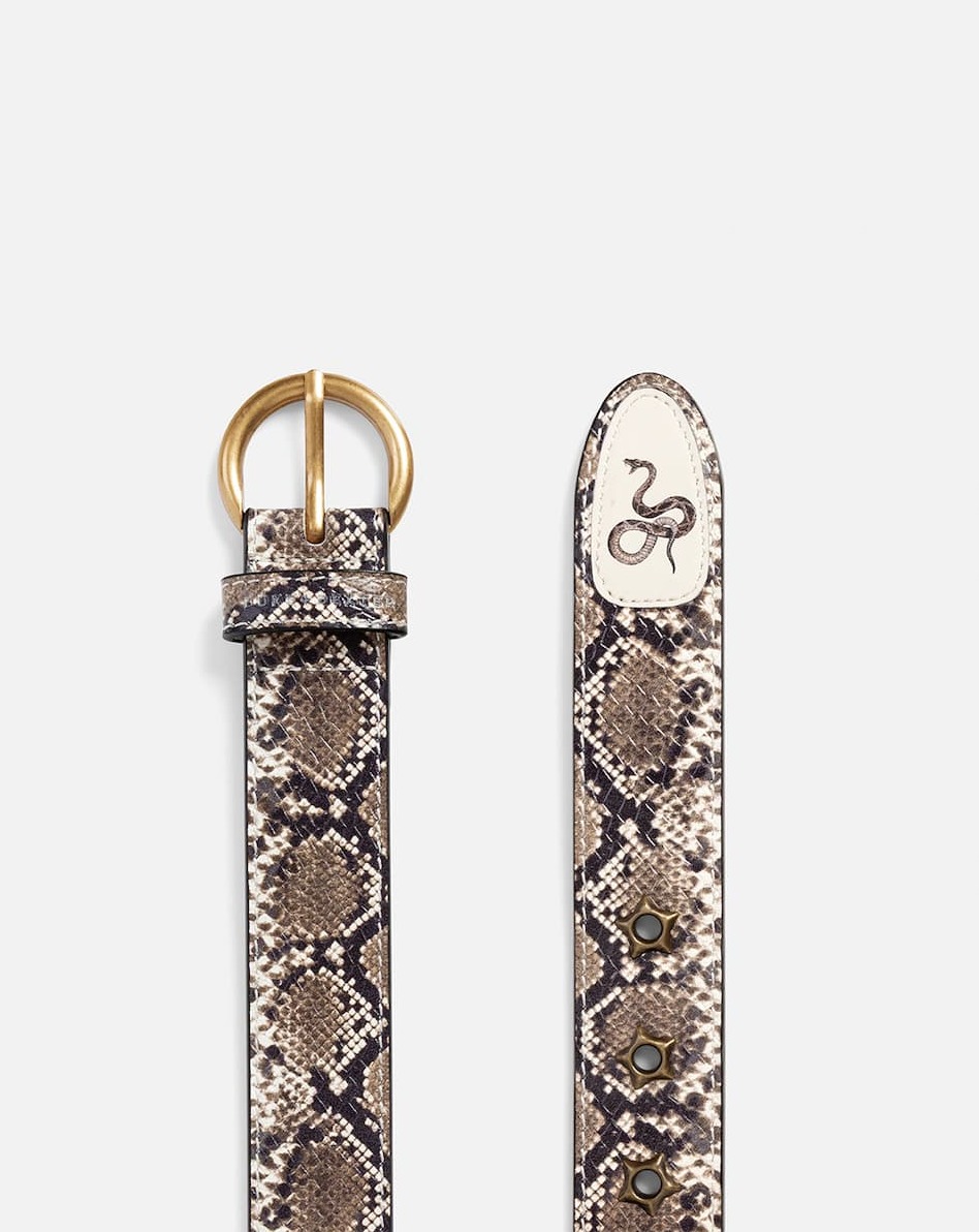 Ellis Brown Snake Belt