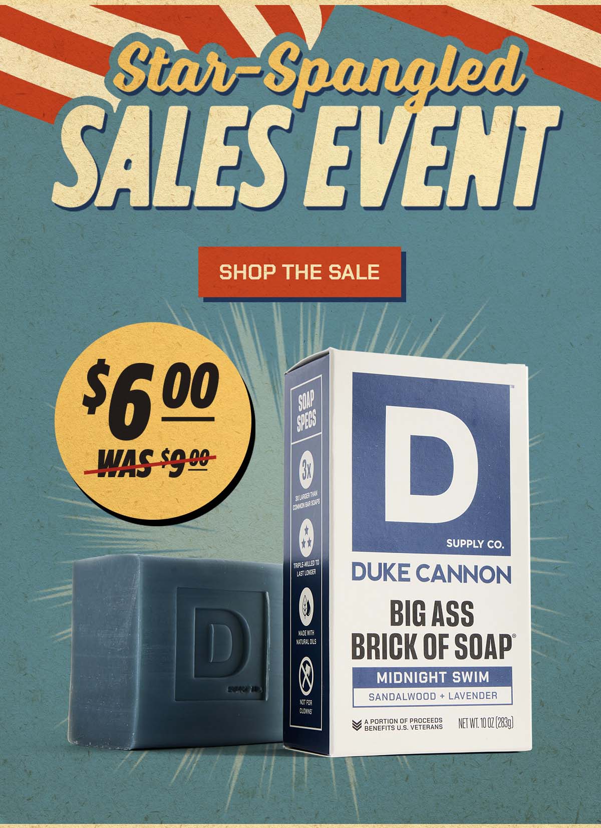 Star-Spangled Sales Event. Shop the sale.