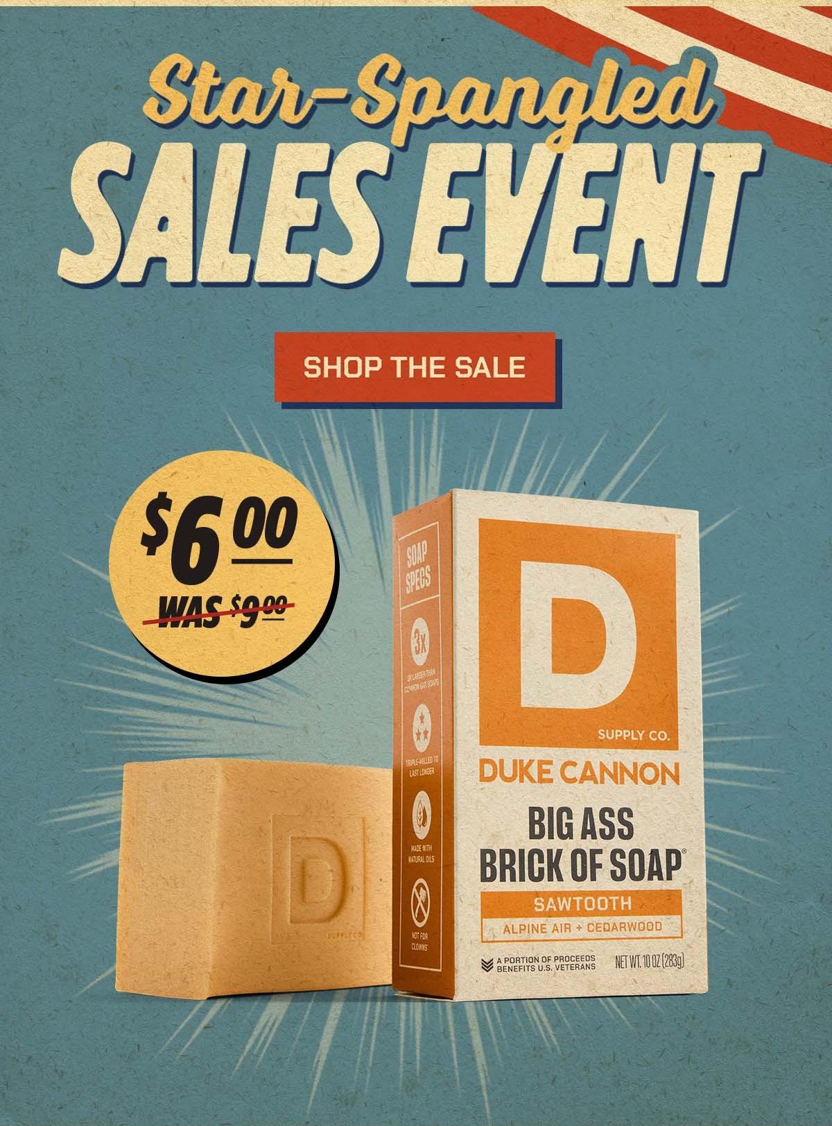 Star-Spangled Sales Event. Shop the sale.