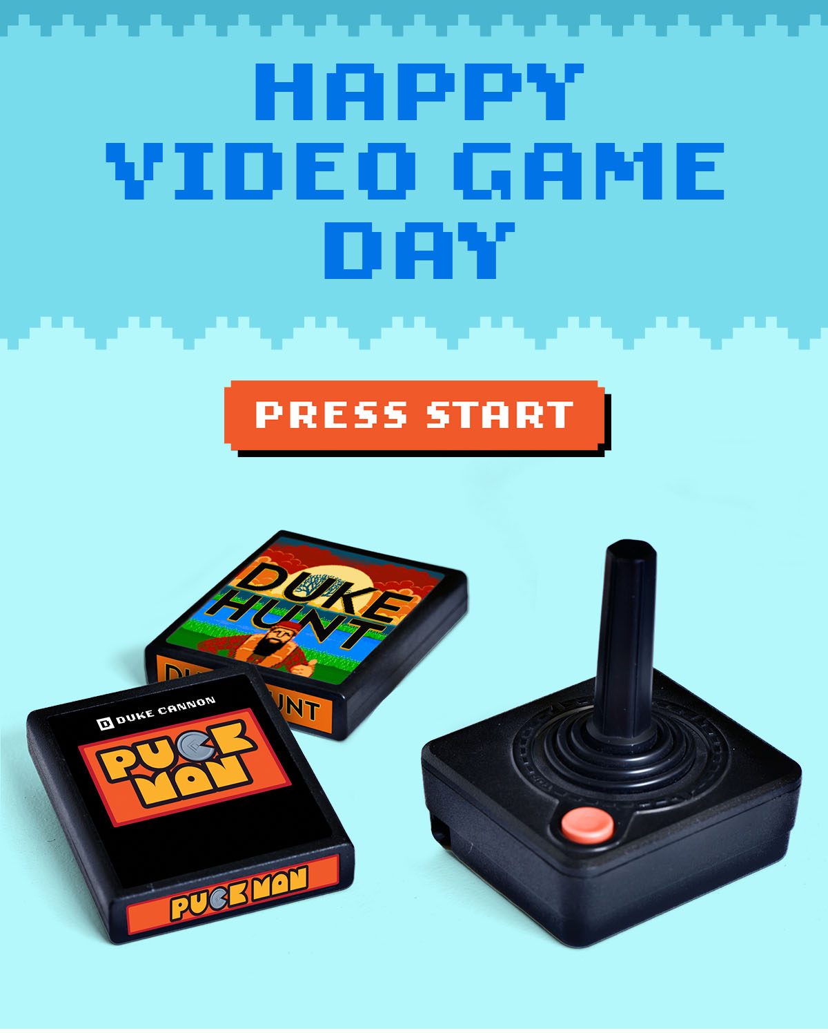 Happy Video Game Day. Press Start.